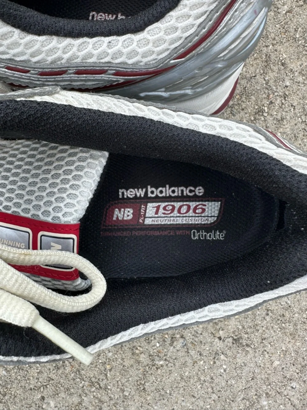 New Balance 1906R Silver Metallic Classic Crimson‎ Men's Shoes Sneakers M1906REA